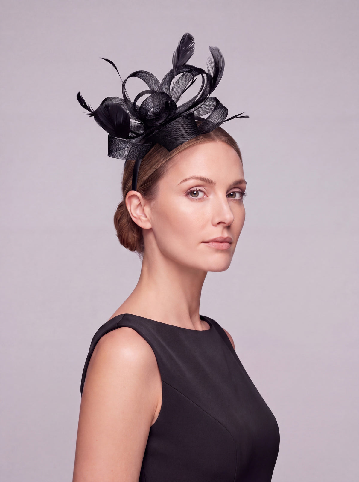 Feather Loop Fascinator Headband fo Royal Ascot & Race Day