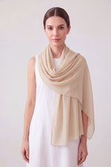 Soft Plain Coloured Silky Mix Scarf