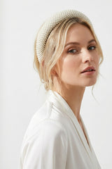 All-Over Small Pearl Embellished Headband