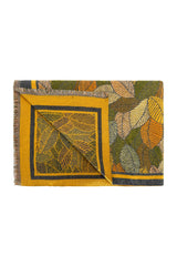 Women’s Multi-Tone Leaf Jacquard Scarf