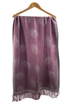 Women's Delicate Dandelion Print Fringed Scarf