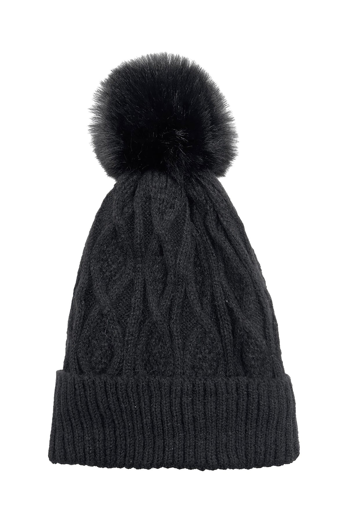 Women’s Winter Cosy Cable Knit Pom Pom Hat