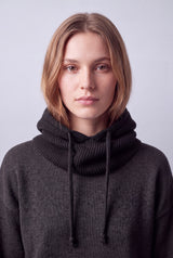 Soft Knitted Balaclava Hood – 2-in-1 Hat & Scarf