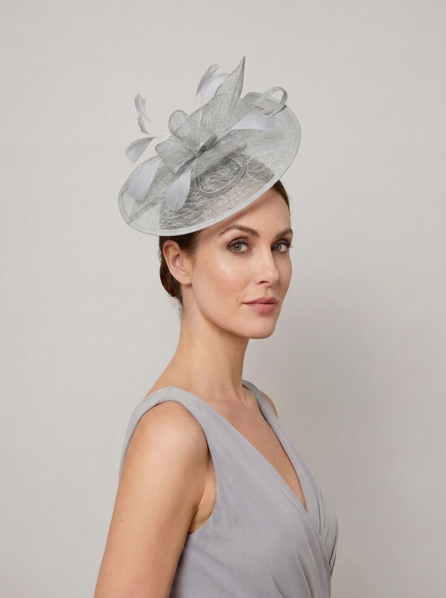 Ladies Disc Fascinator Hat for Weddings & Ascot