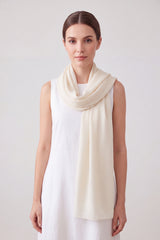 Soft Plain Coloured Silky Mix Scarf