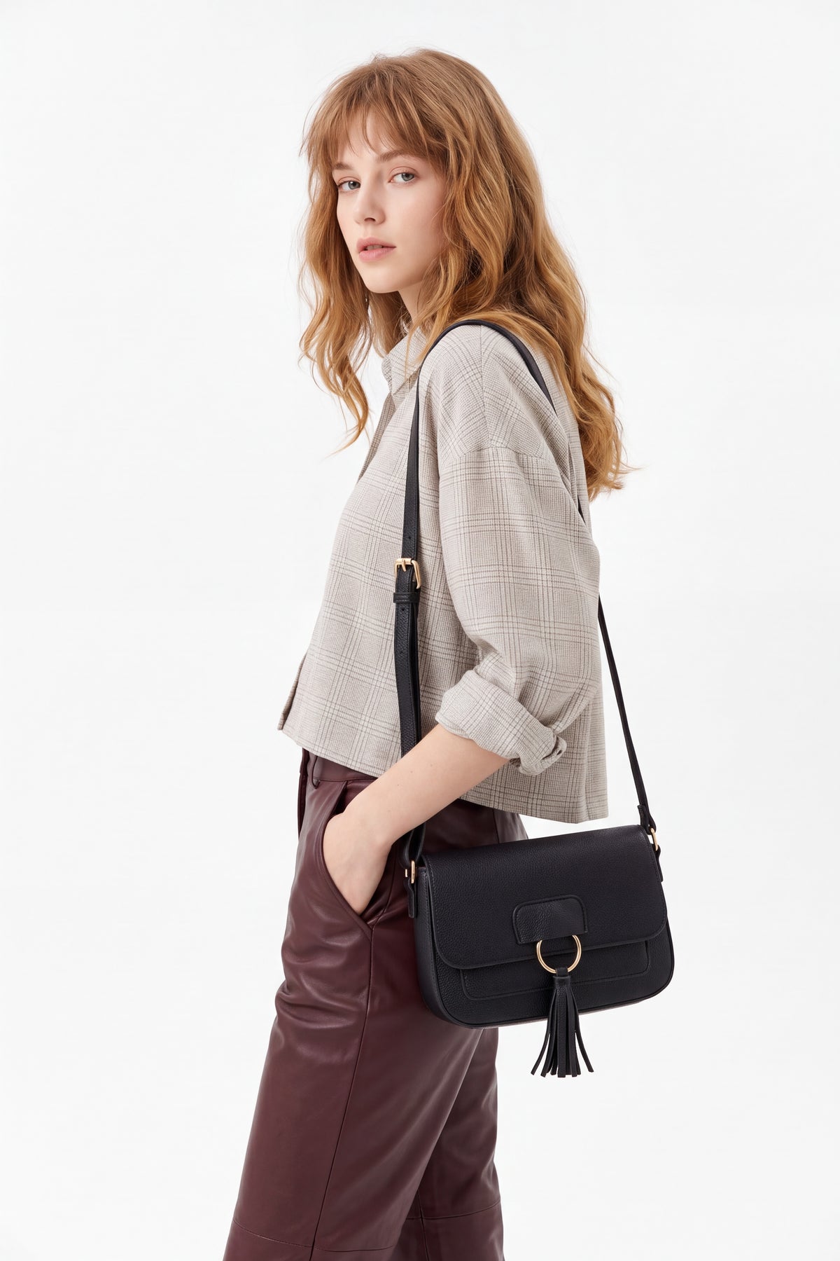 Women’s Soft Suede Hobo Bag with Adjustable Shoulder Strap