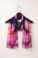 Watercolour Bright Floral Lightweight Scarf