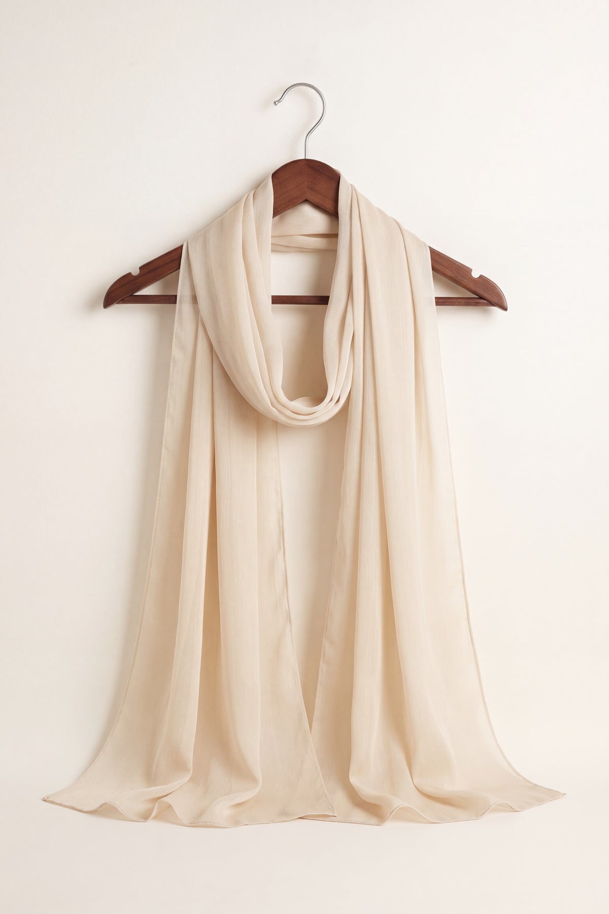 Soft Plain Coloured Silky Mix Scarf