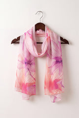 Watercolour Bright Floral Lightweight Scarf