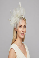 Elegant Floral Mesh Fascinator Headband
