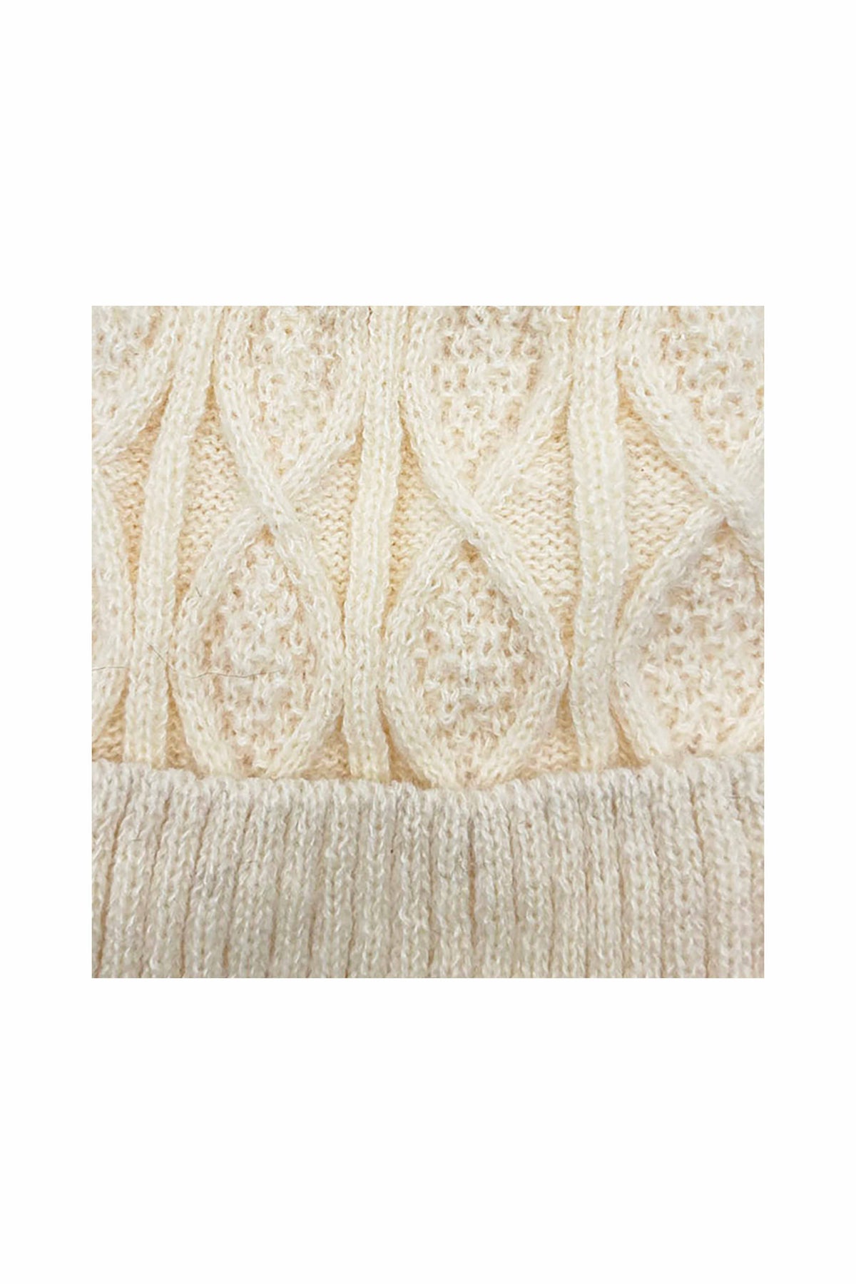 Women’s Winter Cosy Cable Knit Pom Pom Hat