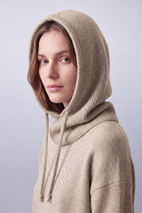 Soft Knitted Balaclava Hood – 2-in-1 Hat & Scarf
