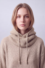 Soft Knitted Balaclava Hood – 2-in-1 Hat & Scarf