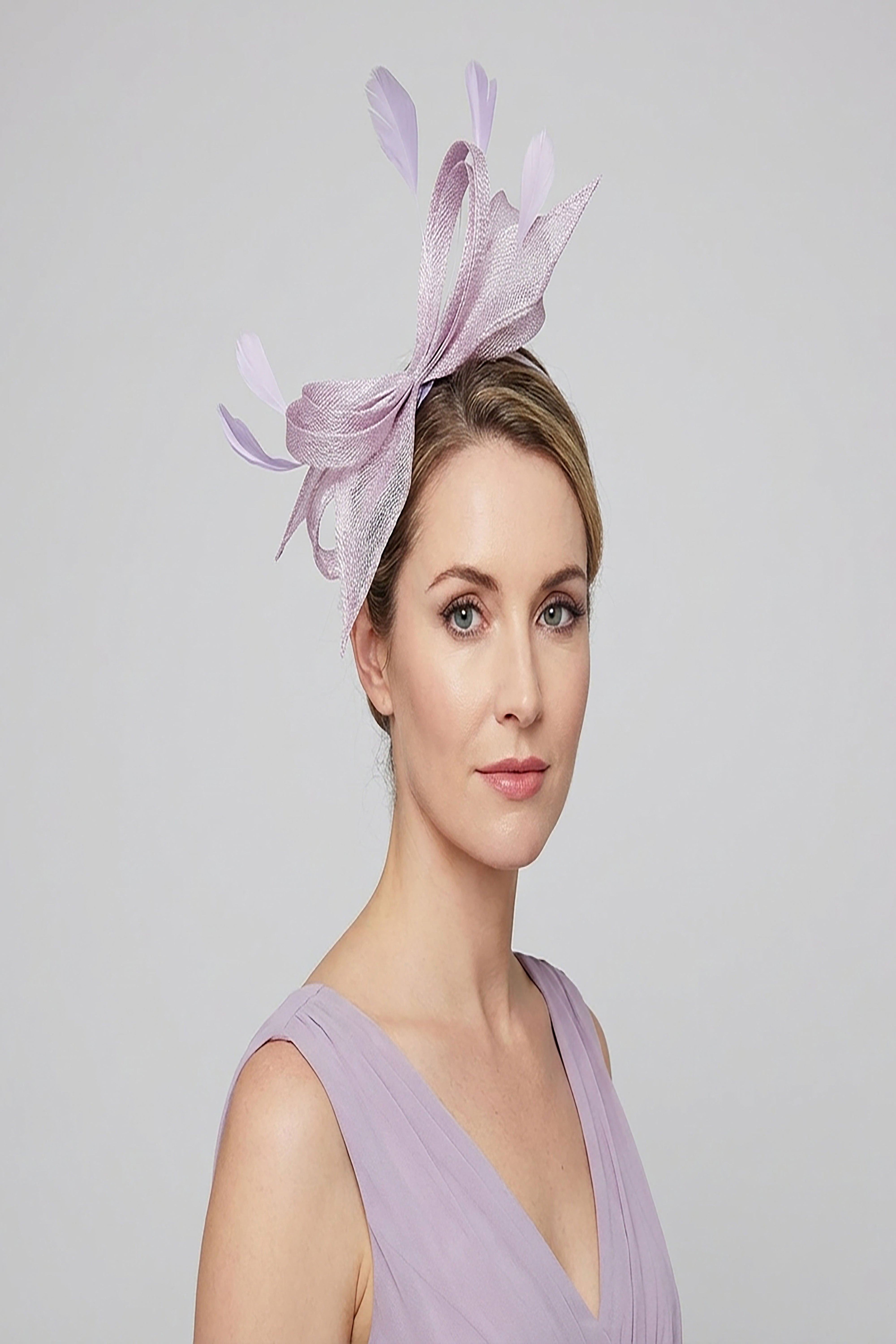 Sculpted Twist Mesh Fascinator Headband