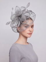 Large Mesh Bow Fascinator