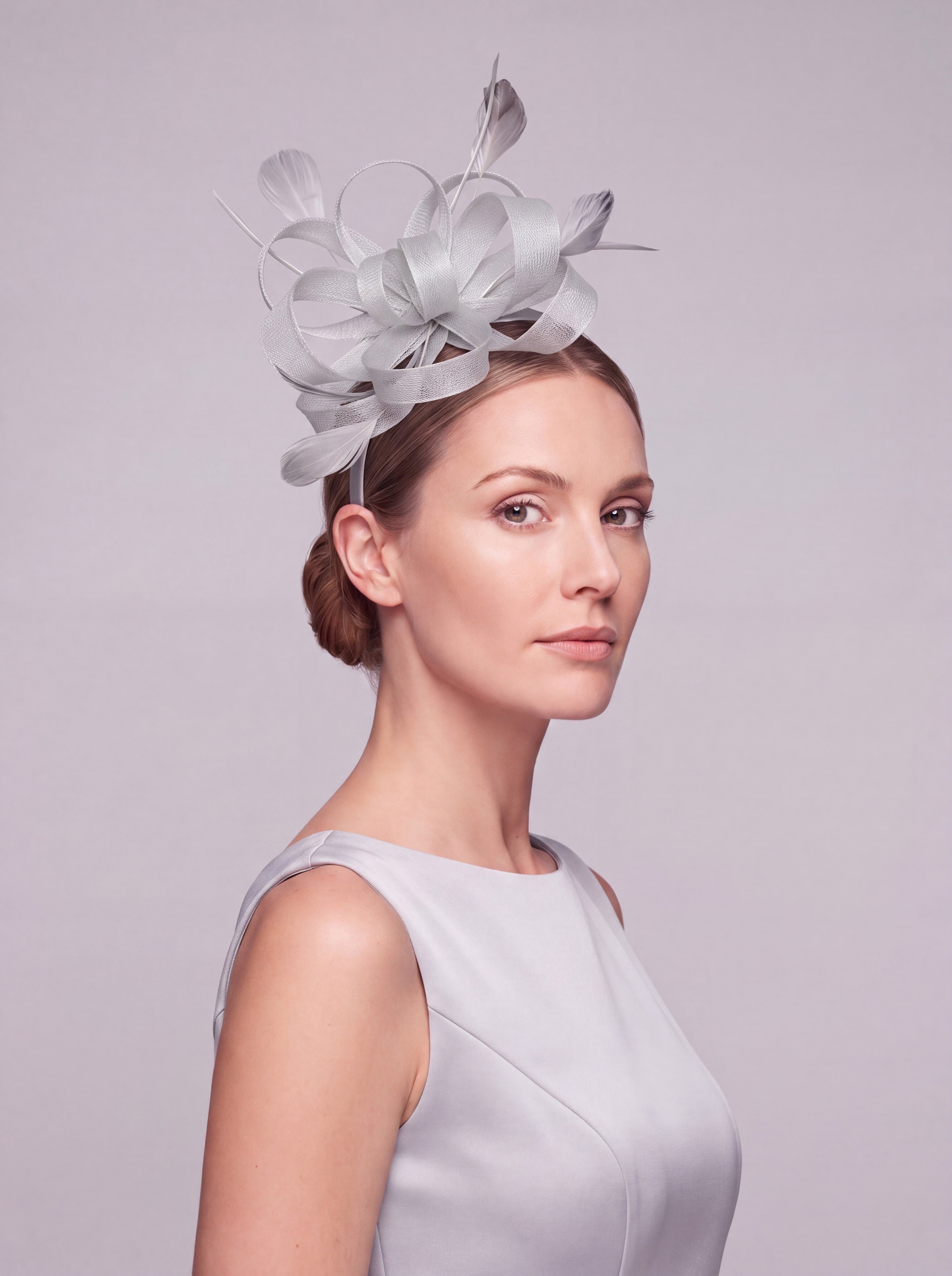 Feather Loop Fascinator Headband fo Royal Ascot & Race Day