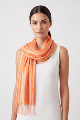 Abstract Stripe Lightweight Summer Scarf