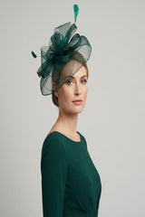 Large Mesh Bow Fascinator