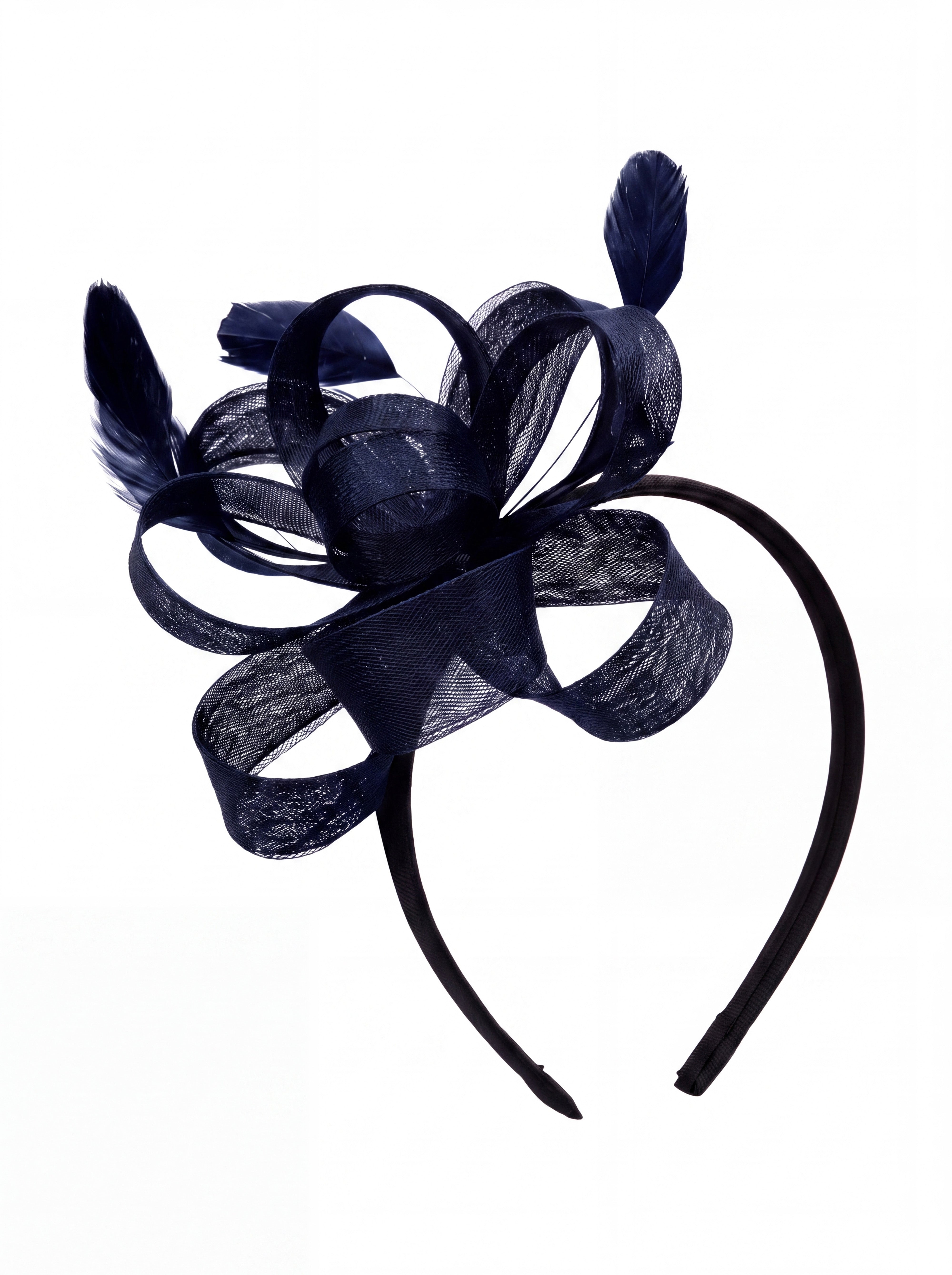 Feather Loop Fascinator Headband fo Royal Ascot & Race Day