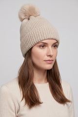 Women’s Winter Cosy Pom Pom Winter Beanie