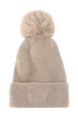 Women’s Winter Cosy Pom Pom Winter Beanie