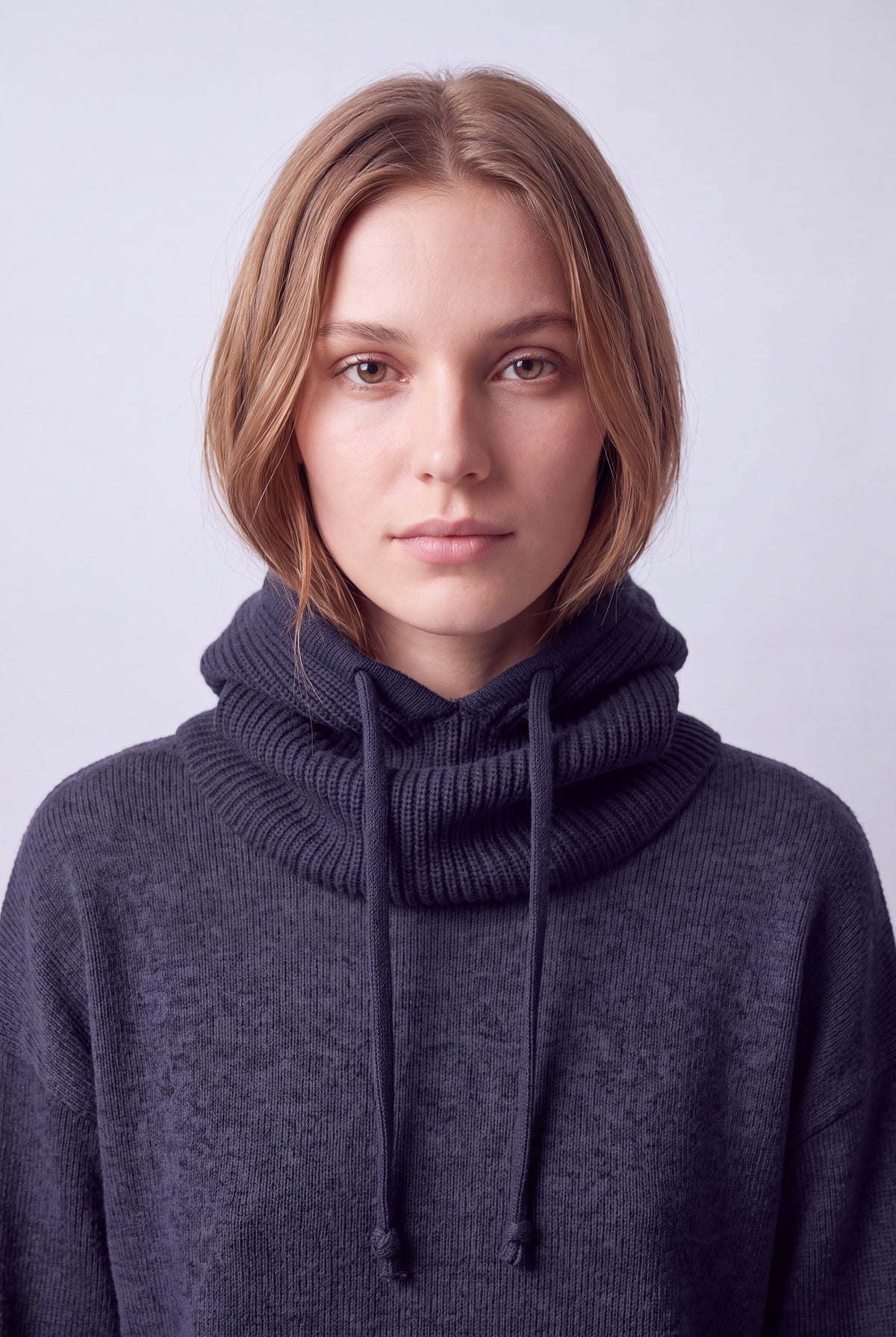 Soft Knitted Balaclava Hood – 2-in-1 Hat & Scarf