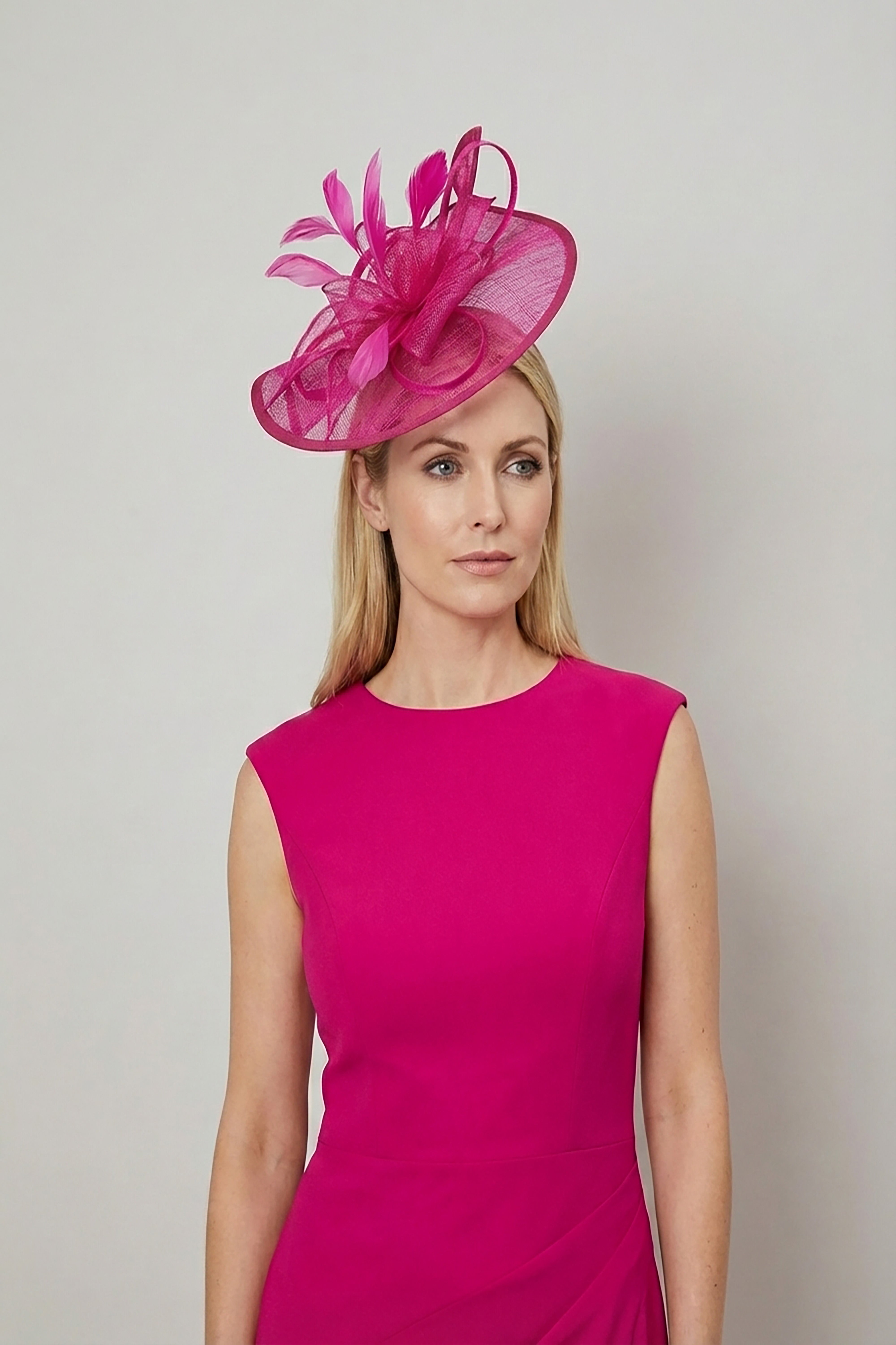Ladies Disc Fascinator Hat for Weddings & Ascot