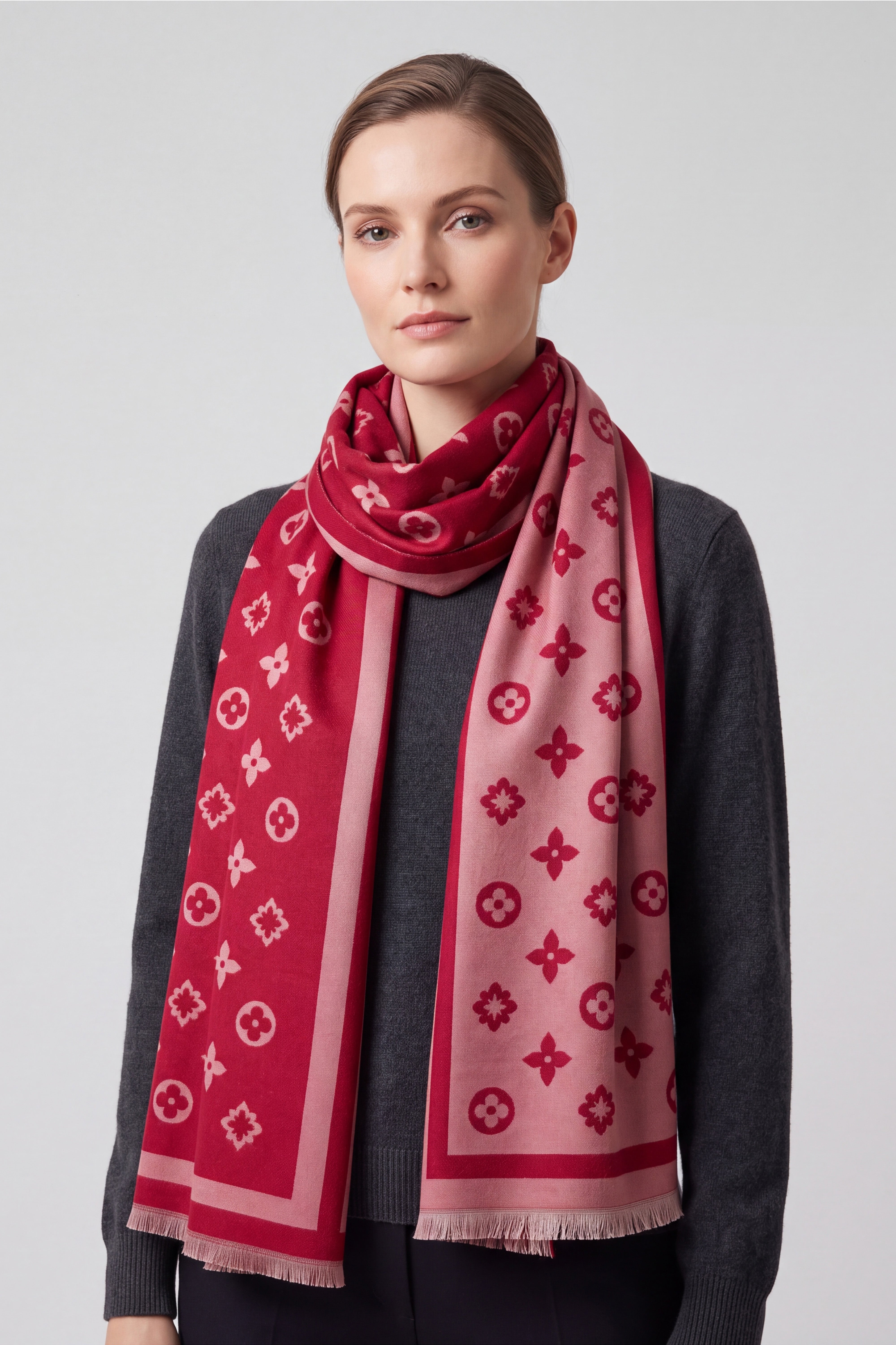 Women’s Floral Pattern Everyday Scarf