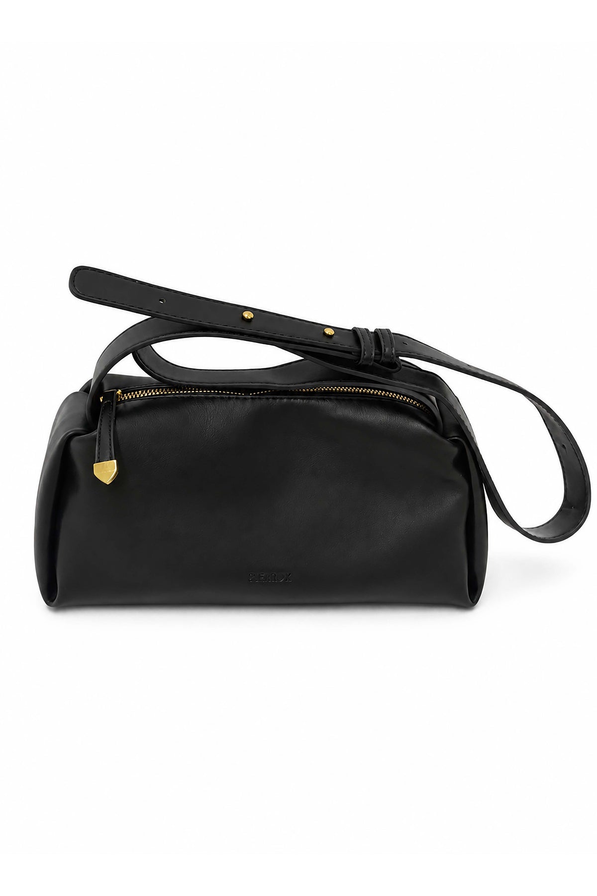 Women’s Soft Faux Leather Zip Top Shoulder Bag