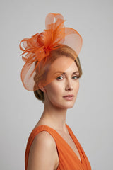 Elegant Mesh Fascinator Hat with Bow Detail for Weddings & Race Day