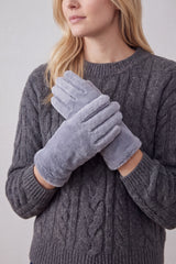Women’s Soft Faux Fur Touchscreen Gloves
