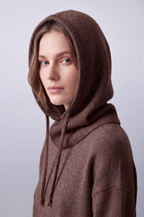 Soft Knitted Balaclava Hood – 2-in-1 Hat & Scarf