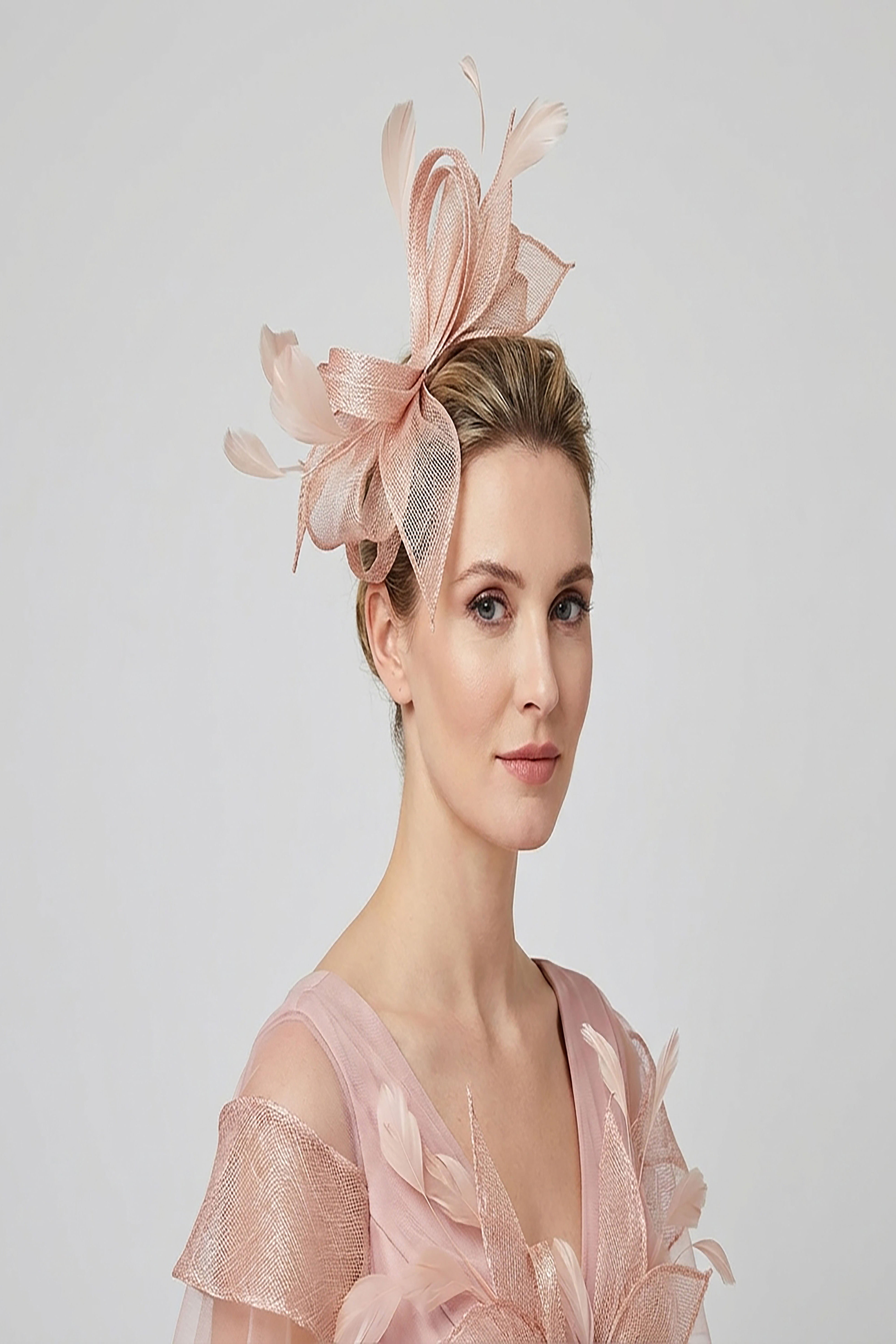 Sculpted Twist Mesh Fascinator Headband