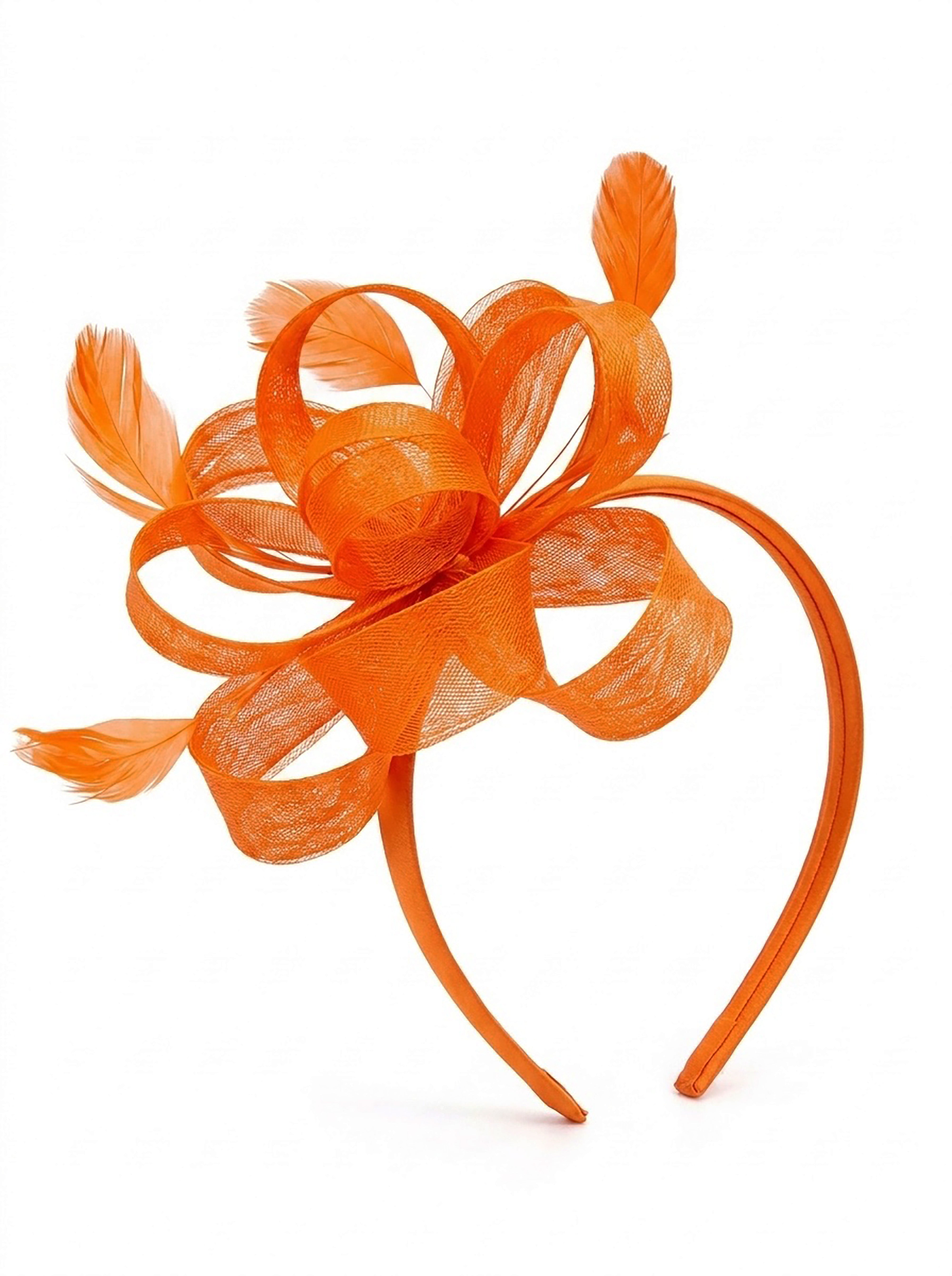 Feather Loop Fascinator Headband fo Royal Ascot & Race Day
