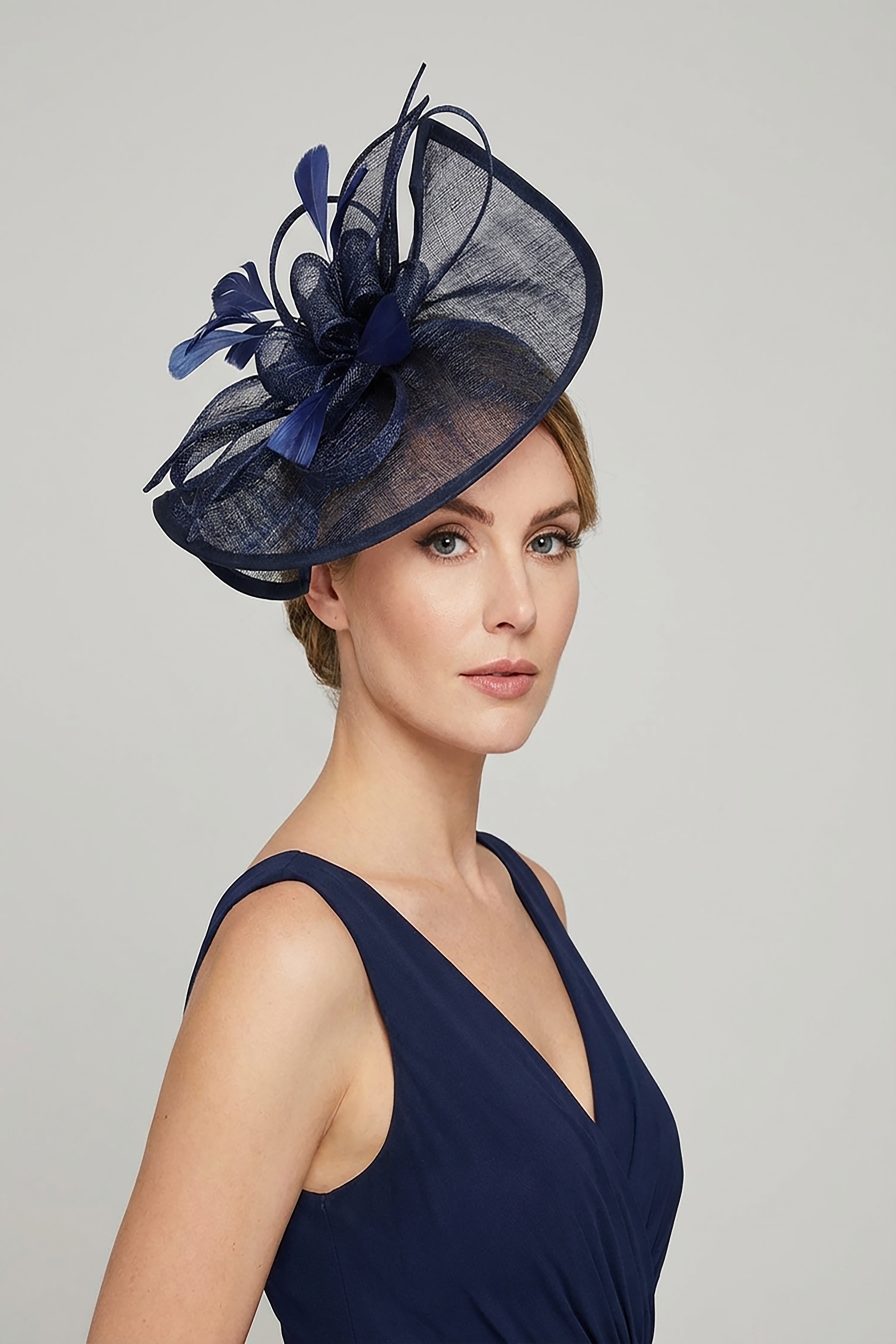 Ladies Disc Fascinator Hat for Weddings & Ascot