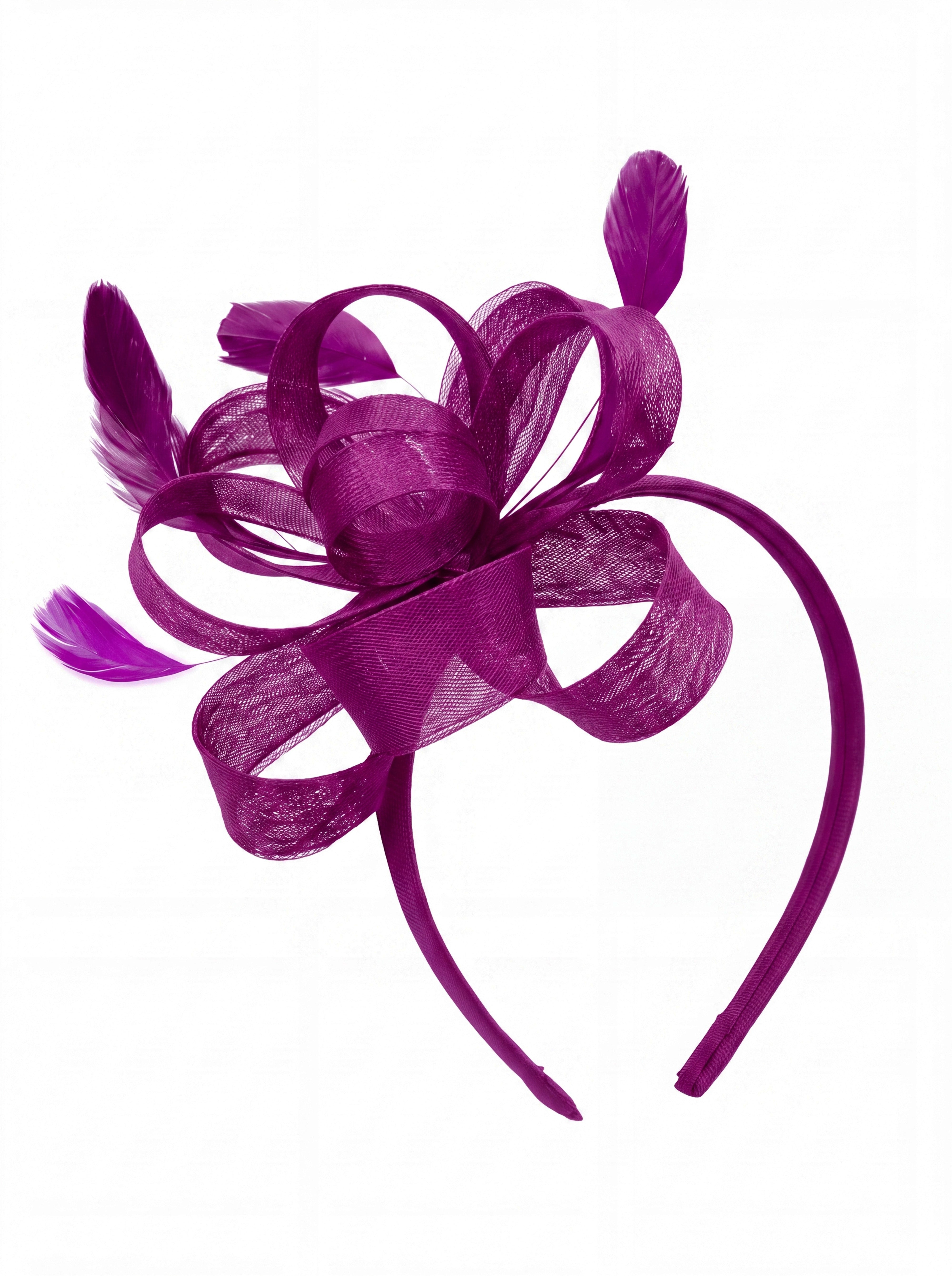 Feather Loop Fascinator Headband fo Royal Ascot & Race Day