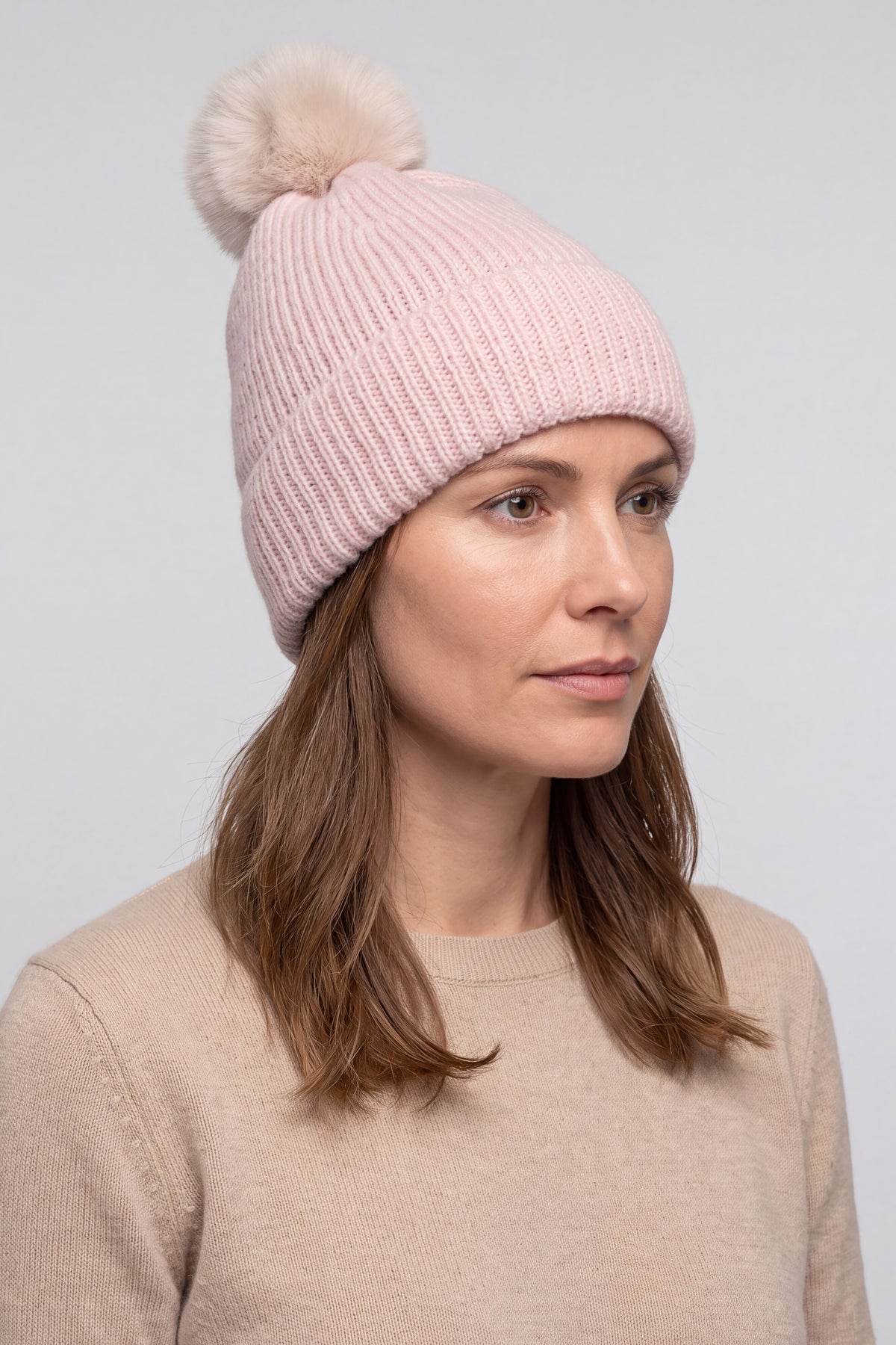 Women’s Winter Cosy Pom Pom Winter Beanie