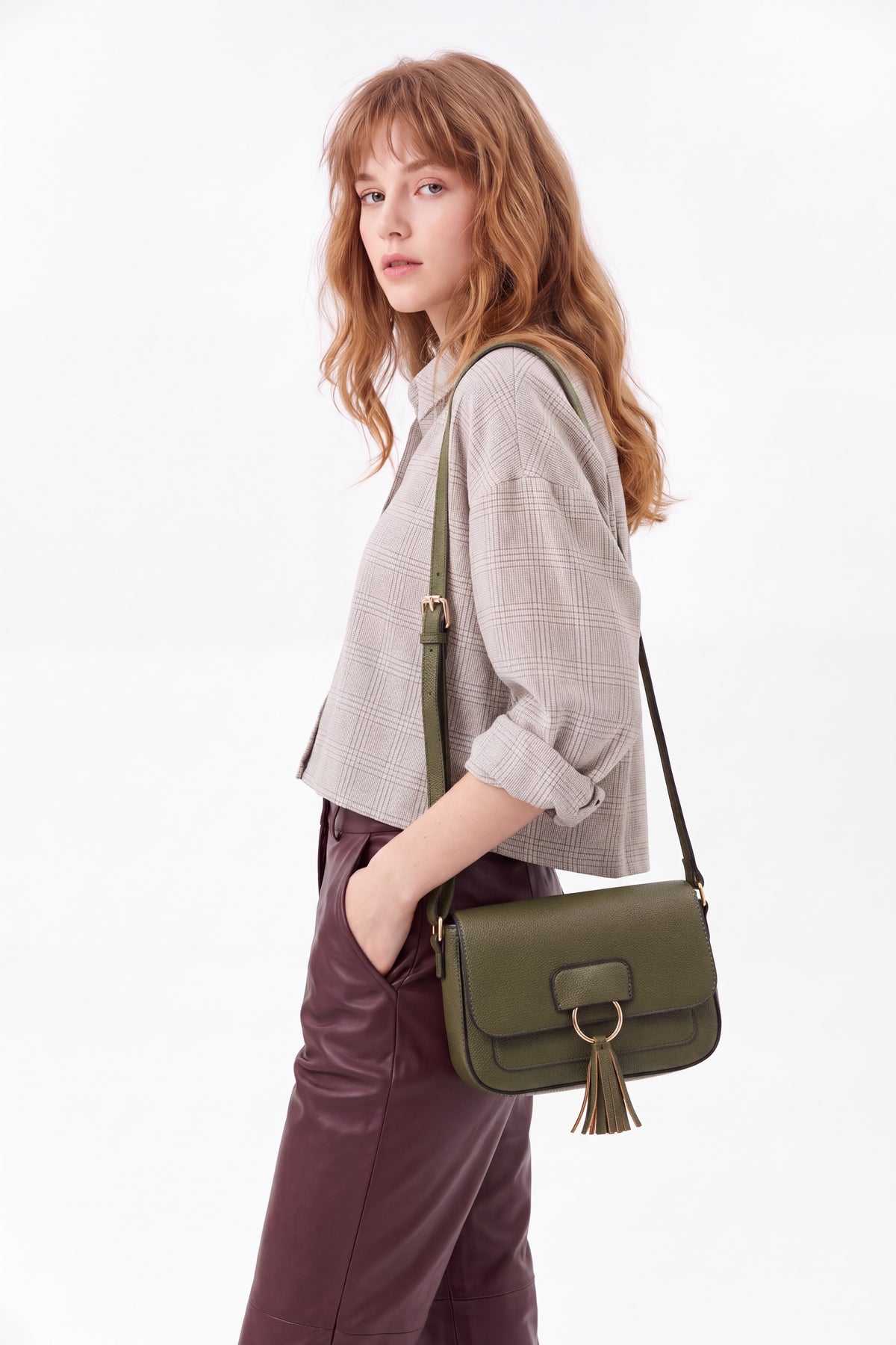 Women’s Soft Suede Hobo Bag with Adjustable Shoulder Strap