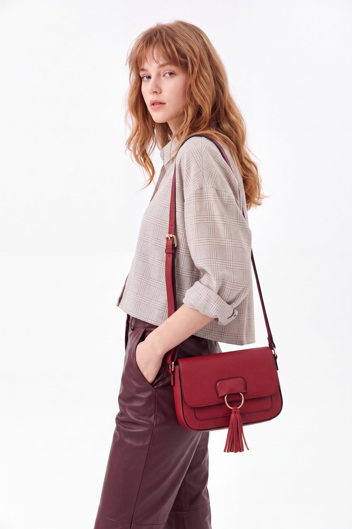Women’s Soft Suede Hobo Bag with Adjustable Shoulder Strap