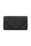 Embellished Envelope Clutch Bag with Gold Chain Strap