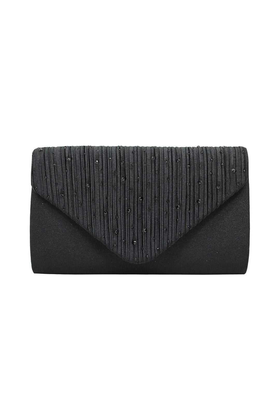 Embellished Envelope Clutch Bag with Gold Chain Strap