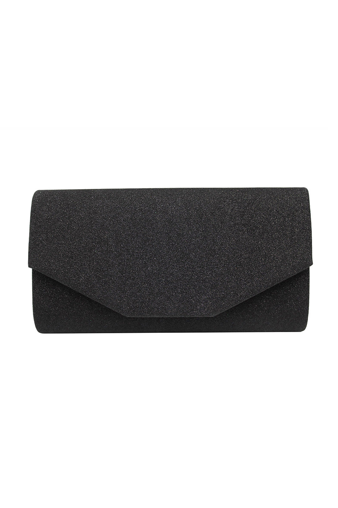 Glitter Envelope Clutch Bag with Gold /Silver Chain Strap