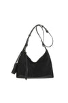 Women’s Soft Suede Hobo Bag with Adjustable Shoulder Strap
