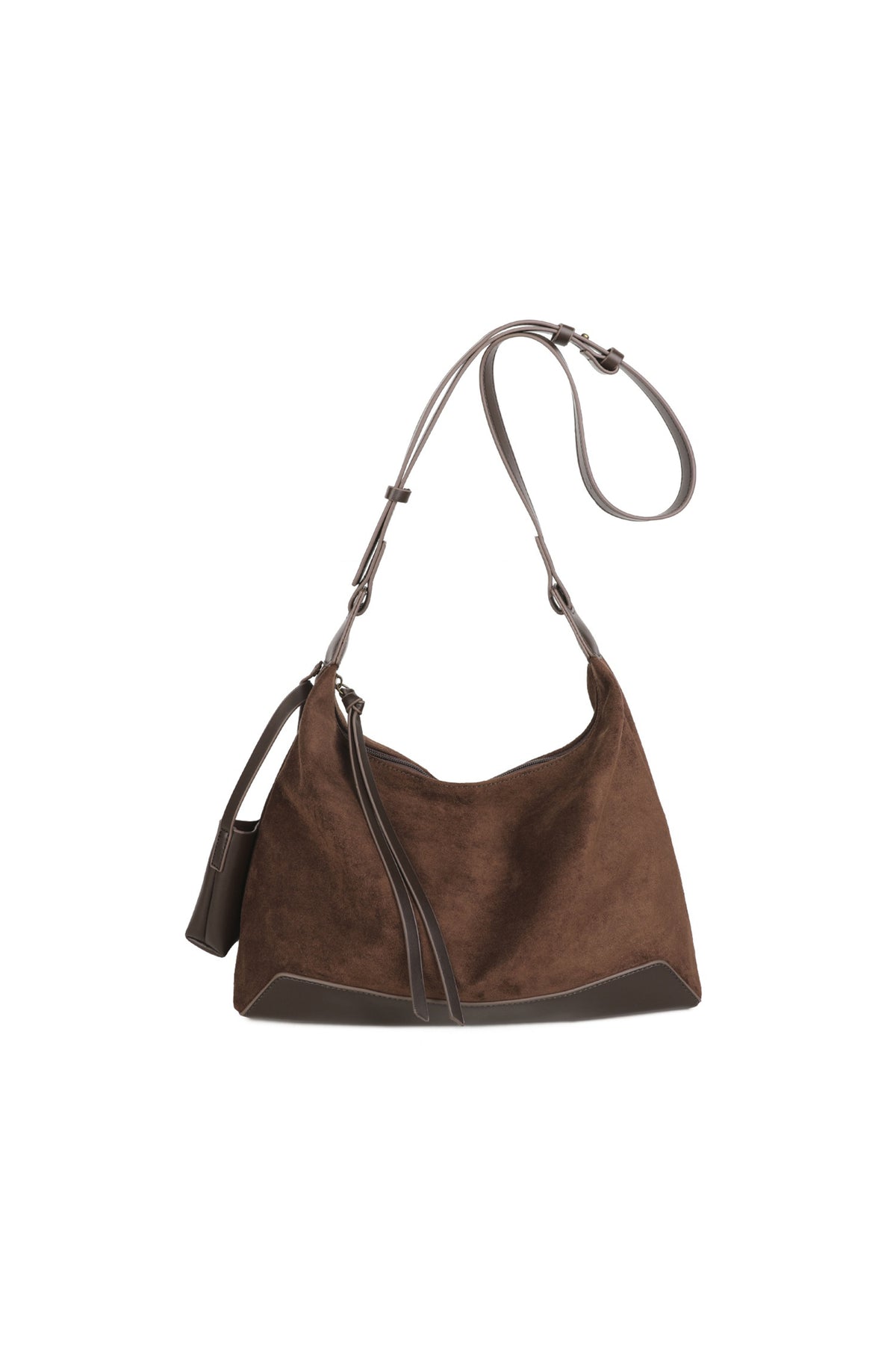 Women’s Soft Suede Hobo Bag with Adjustable Shoulder Strap