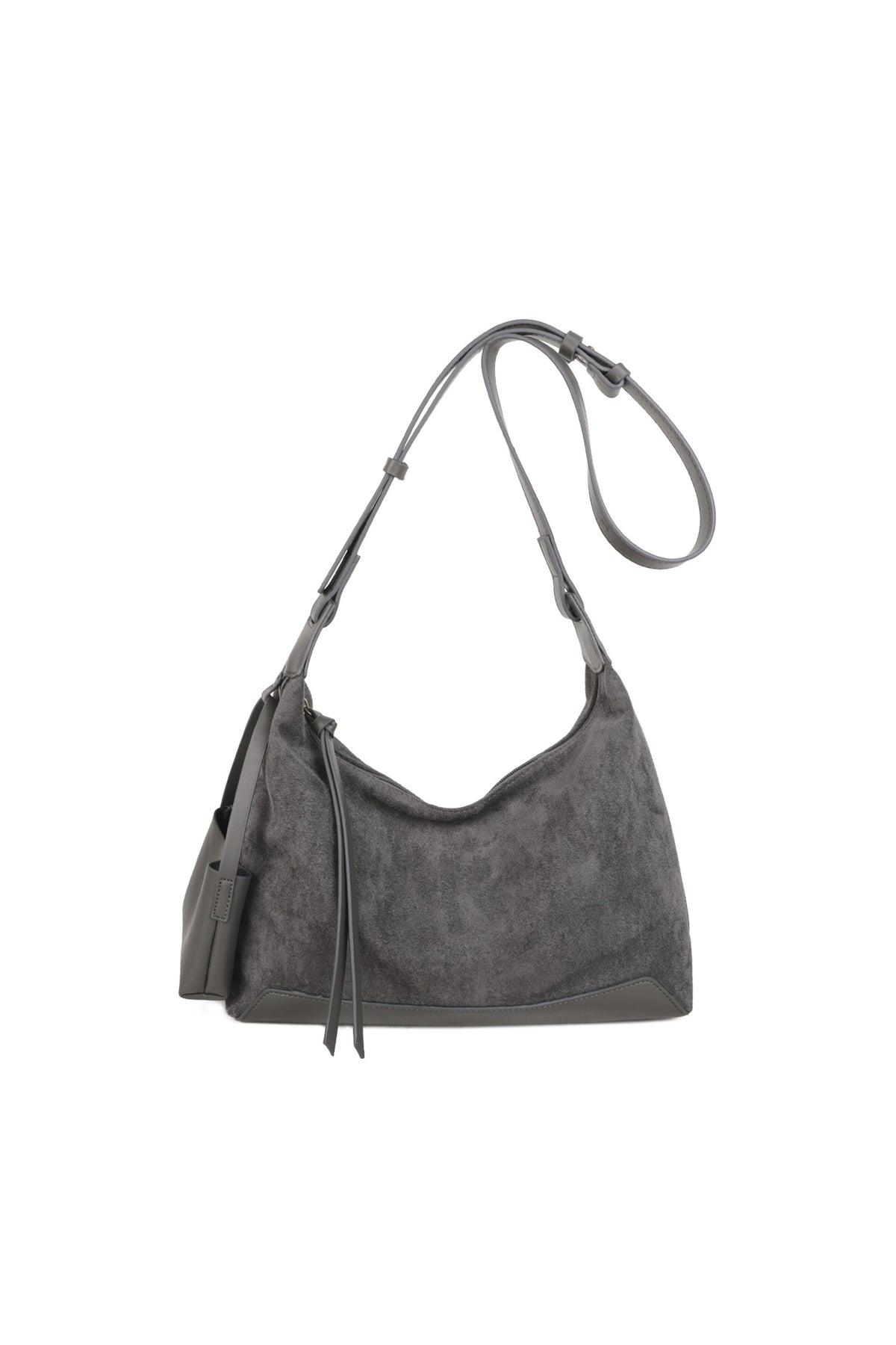 Women’s Soft Suede Hobo Bag with Adjustable Shoulder Strap