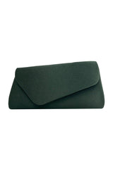 Envelope Clutch Bag with Gold Chain Strap