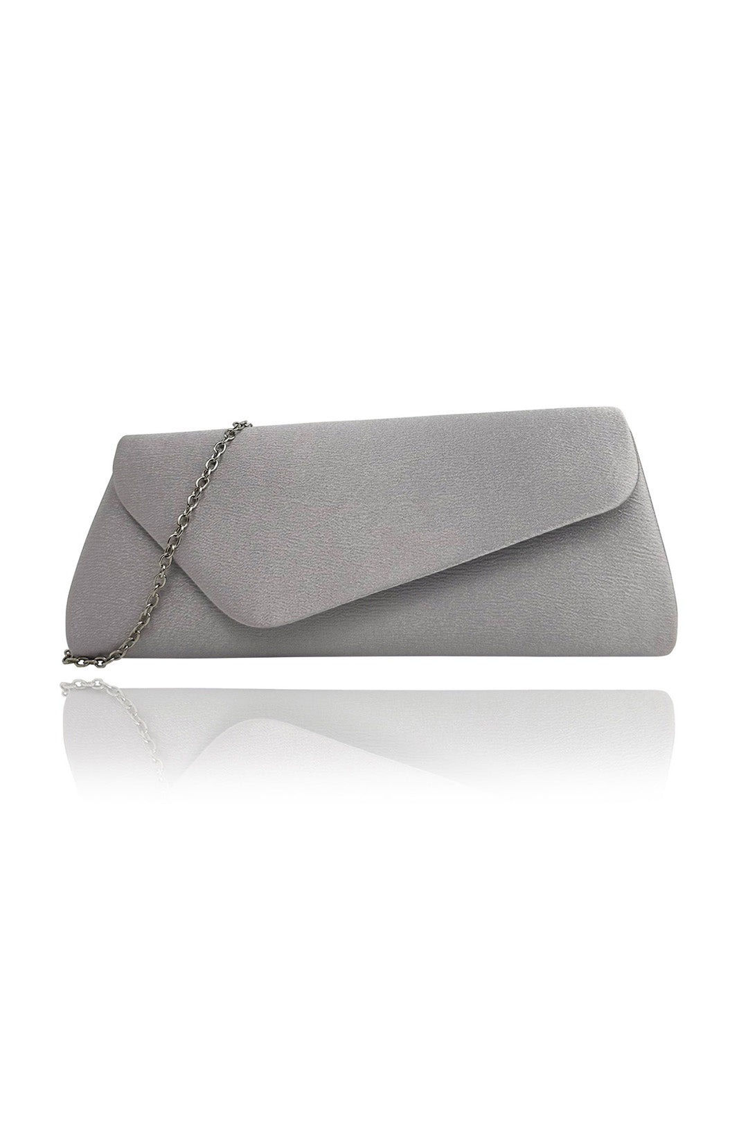 Envelope Clutch Bag with Gold Chain Strap