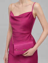 Luxury Chic Bow Front Evening Bag for Weddings & Proms