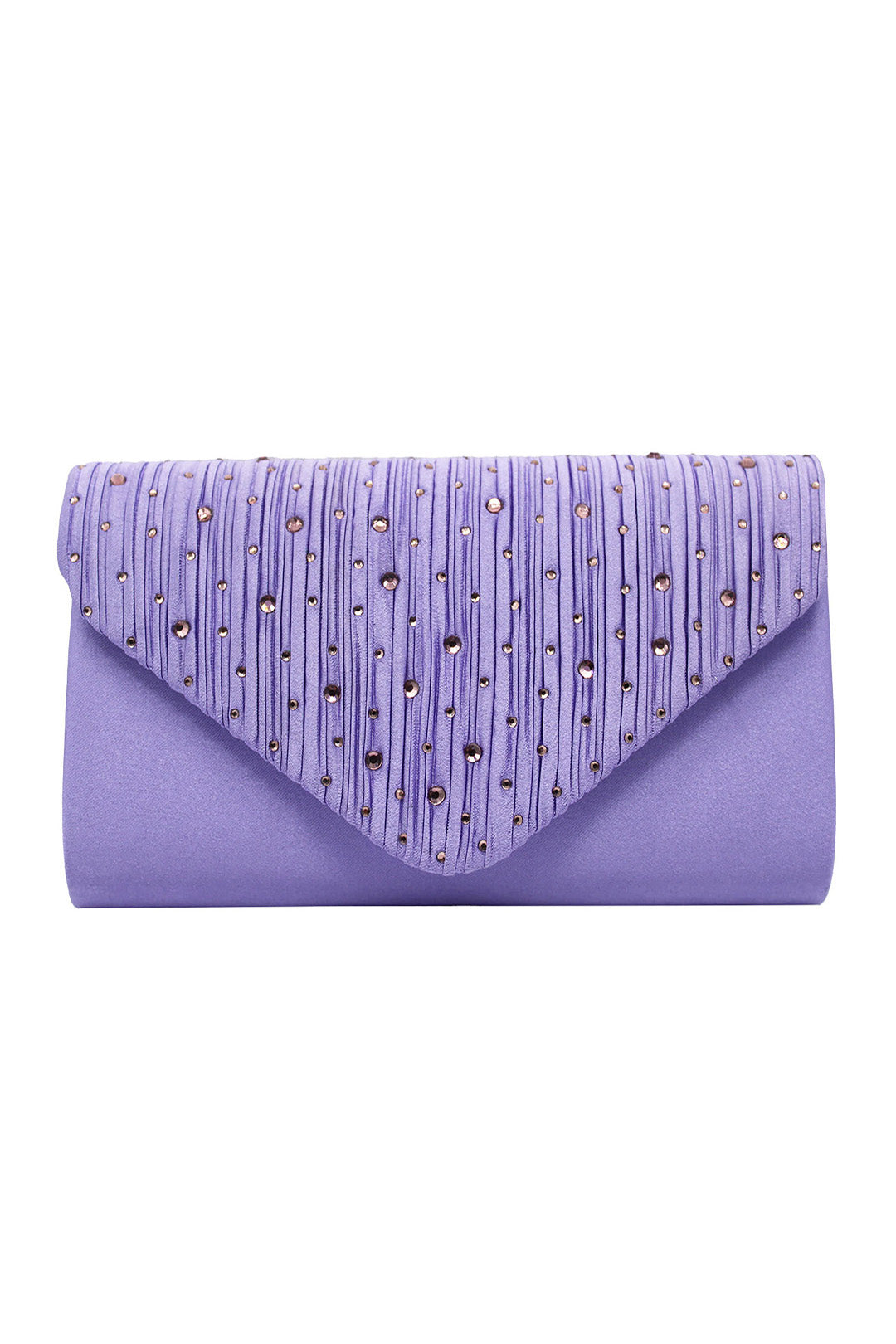 Embellished Envelope Clutch Bag with Gold Chain Strap
