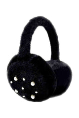Fluffy Earmuffs with Pearl Detail